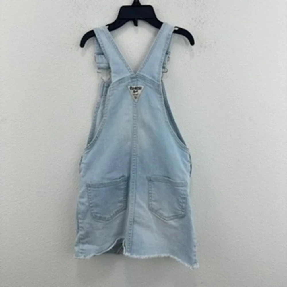 OshKosh Bgosh Girls Denim Overalls Dress‎ Heart Pocket Size 4T Back to School